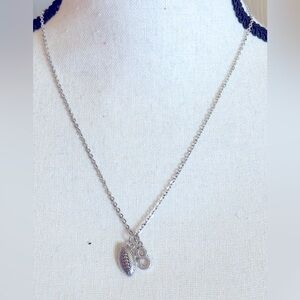 Mom’s Football Necklace with Number - NWT